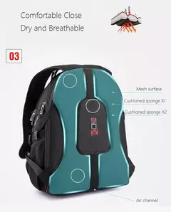 Durável Swiss Multifuncional Laptop Mochila, Resistente À Água Saco De Viagem, Faculdade Bookbag, Porta De Carregamento USB, 17";;VERDADEIRO;;"15 inch General