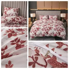 Poliéster Impresso Lixar Duvet Cover, Conjunto de cama Estilo Europeu, Quilt Cover, Pele Tecido Amigável, Queen Size, 3Pcs - comprar online