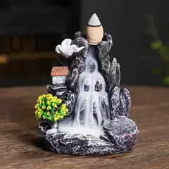 Queimador De Incenso De Refluxo Cachoeira, Ornamento De Aromaterapia, Cones com Cones De Incenso, Decoração Home - loja online