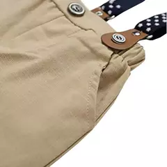 Conjuntos formais de roupas de casamento para bebê, bodysuit Suspender Suit Traje de festa de aniversário infantil, Toddler Kid, 3, 6, 12, 18, 24M - Wolf Magazine