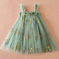 Vestido Borboleta 3D para Bebé Menina, Roupa Infantil, Festa de Aniversário, Vestidos Luxuosos Elegantes, Roupas Doce Verão, Novo, 1-5Y - loja online