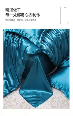 Mulberry Silk Bedding Set, capa de edredão, lençol, fronha, lençol de cetim luxo, cor sólida, rei, rainha, completo, Twin Size - comprar online