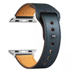 Imagem do Pulseira de couro para Apple Watch Band, Sport Loop Bracelet, Ultra 2, 49mm, 44mm, 40mm, 38mm, 42mm, iWatch Series 9, 8, 7, 3, 4, 5, 6, SE, 41 milímetros, 45 milímetros
