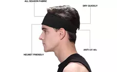 Austto Sports Headband para homens e mulheres, Slim Workout Sweatband, Running System, Outdoor, Cooling na internet