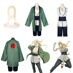 Tsunade cosplay traje anime dos desenhos animados meninas mulheres quimono peruca de natal halloween carnaval terno