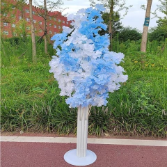 Para decorações de festa de casamento alto conjunto de árvore de flor de cerejeira artificial de 10 peças peças centrais de pilar de corredor - loja online