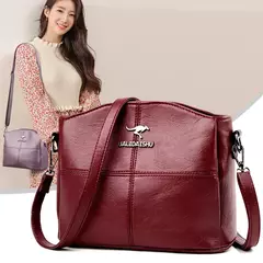Imagem do Pequena bolsa de couro PU para mulheres, bolsa crossbody, mensageiro, bolsa com zíper, bolsa de viagem feminina, moda verão, nova chegada