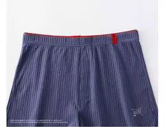 Imagem do 3 unidades/pacote 100% algodão calças de pijama para 45-95kg respirável boxers e cuecas alta conforto elástico sólido adulto pijamas shorts