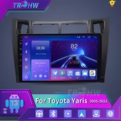 Para toyota yaris 2005 - 2012 multimídia gps autoradio 4g wifi dsp 8 núcleo rádio do carro reprodutor multimídia 8g + 256g unidade principal de navegação