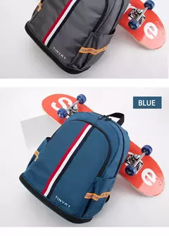 TINYAT-Mochila impermeável para homens e mulheres, bolsa de volta à escola com armazenamento de sapatos, dobrável, resistente a manchas, estudante na internet