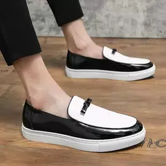 Sapatos casuais de couro de verão sapatos de escritório para homens de condução mocassins confortáveis deslizamento em sapatos de moda de festa - Wolf Magazine