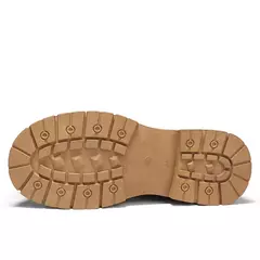 Botas casuais de cano alto masculinas, bota masculina de motocicleta, calçado de trabalho com renda, ruibarbo robusto, retrô, inverno - loja online