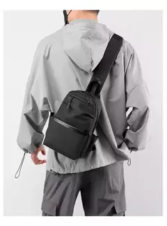 Bolsa de peito masculina 2024 nova moda na moda marca cruz saco de ombro casual crossbody saco ins telefone móvel pequena mochila - loja online