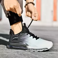 Sapato Masculino Tênis Masculinos, Casuais, de Luxo, Confortáveis, Tênis de Treinamento, Respiráveis, Estilo Mocassim, de Corrida - loja online