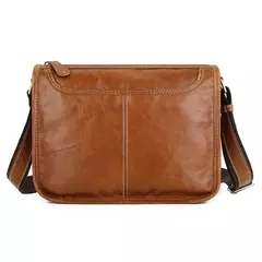 Bolsa masculina tiracolo de couro de vaca, bolsa de ombro casual masculina, pequena e simples, nova - comprar online