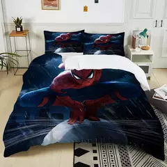 Marvel Spider-Man Conjunto de cama para adultos e crianças, Luxury Bed Comforter, Capa de edredão, 2 Fronhas, Gift, 3Pc, 1 - comprar online