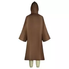 Afult masculino de alta qualidade obi-wan kenobi cos traje estrela poliéster macio guerras halloween jedi role play traje feminino aparrel - loja online