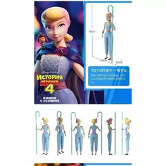 16cm disney toy story 4 bo peep woody buzz figuras de ação anime decoração coleção modelo de brinquedo para crianças presente - comprar online