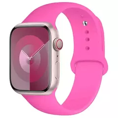 Silicone Sport Band para Apple Watch, Bracelete, 49mm, 44mm, 45mm, 40mm, 41mm, 42mm, 38mm, Pulseira, iWatch Series 9, 8, 7, 6, 5, 4, 3SE, Ultra 2, Correa