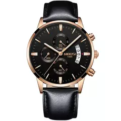 Nibosi-relógio masculino de quartzo, estilo militar, luxo, marca superior, famo - comprar online