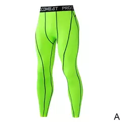 Calças de Compressão Masculina, Calças Justas Masculinas, Leggings Corrida, Treino Esporte Fitness, Joggings Quick Dry Fit, Calças de Treino, Nova - loja online