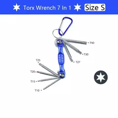 Portátil dobrável hex chave allen conjunto de metal sistema métrico torx hexagonal chave de fenda hex chave ferramenta mão alta qualidade - Wolf Magazine