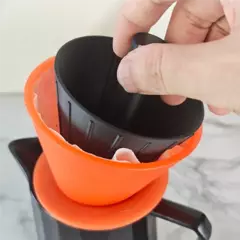 Imagem do Copo de filtro de café com design ABBZ-Cone, reutilizável, feito à mão, gotejador de café, despeje sobre gotejador de café