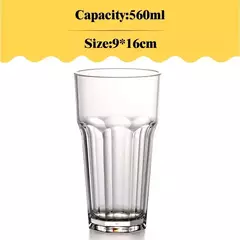 Copo De Água Acrílico Transparente Reutilizável, Drinkware, Copo, Suco, Bebidas, Copo, Bar, Restaurante, Cerveja, Coquetel, Copos De Chá na internet