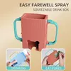 Suporte Anti-Extrusão Ajustável para Criança, Suporte De Copo De Caixa De Leite com Portátil, Baby Food and Juice Box