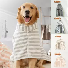 Toalha de banho ultra absorvente para cães, roupão super absorvente para cães grandes/médios/pequenos - comprar online