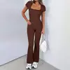 Macacão Push Up para Mulheres, Conjuntos Esportivos, Roupas de Yoga, Macacão Preto, Macacão, Ginásio Fitness, Roupa Esportiva, 2024