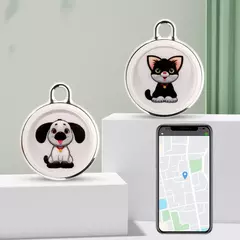 Pet Compatível com Bluetooth Inteligente Wearable Anti-Lost GPS Tracker, localizador à prova d'água, Rastreamento em tempo real, cão, Cat Collar, encontrar dispositivo na internet
