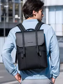 Mark Ryden-Mochila impermeável para laptop de grande capacidade para homens, mochilas casuais masculinas, bolsa de viagem de negócios, mochilas escolares de 15,6";;VERDADEIRO;;"MR 1622 BLACK,16 polegadas
