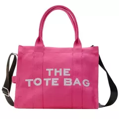 Bolsa tote feminina casual lona grande capacidade bolsas femininas designer letras ombro crossbody sacos de luxo grande shopper - Wolf Magazine