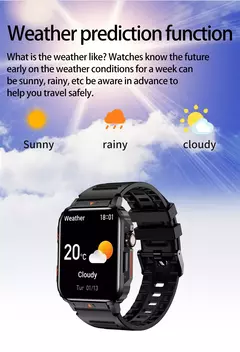 Militar ao ar livre GPS esportes relógio inteligente para homens, 1.95 ", freqüência cardíaca, sangue, oxigênio, chamada Bluetooth, SmartWatches para Android, IOS - loja online