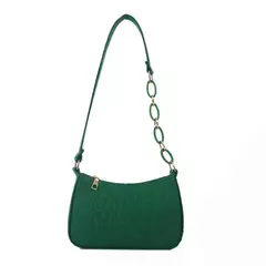 Bolsa luxuosa em forma de crescente para mulheres, pequena bolsa quadrada, sob a bolsa de ombro, design de feltro, moda casual na internet