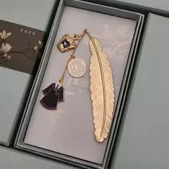Harried potter requintado marcador de pena de ouro pomo hogwarts hufflepuff ravenclaw slytherin grifinória pingente borla marcador - comprar online