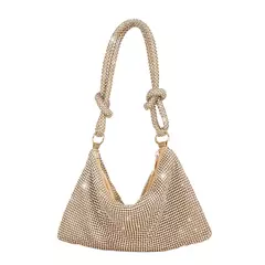 Bolsa de diamante de strass brilhante para mulheres, bolsa feminina, sacos de noite, festa, casamento, luxo, designer, noite, novo, 2023 - Wolf Magazine