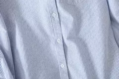 Imagem do Camisa Oxford feminina casual de algodão, blusa e tops para senhora, camisas listradas brancas e azuis, roupa de boa qualidade, nova, outono 2022