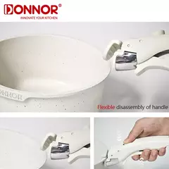 Panelas antiaderentes Donnor, utensílios de cozinha, conjunto de panelas de alumínio fundido, indução de suporte - comprar online