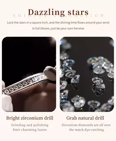 Imagem do OLEVS Relógios das Mulheres Moda Original Quartzo Relógio De Pulso para Senhoras Roman Dial Deslumbrante Diamante Impermeável Luminoso Luxo Novo