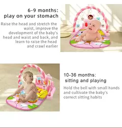 Multifuncional Fitness Frame Crawling Tapete para Crianças, Baby Gym, Play Mat, Rack Musical, Infantil, Brinquedo Educativo, Presente para Crianças na internet