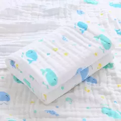 Imagem do Newborn Baby's Gauze Bathrobe, Infant Swaddle, 100% Algodão, Meninos, Meninas, Crianças, Infantil, Gaze, Cobertor, Roupão, 6 Camadas