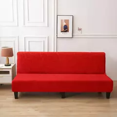 Tampa do sofá-cama impermeável para sala de estar, sofá dobrável sem braços, Stretch Couch Covers, Thick Poltrona Protector na internet