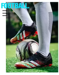 Sapatos de futebol Artificial Grass Tf para homens e mulheres, Long Spikes, Sapatos de treinamento para adolescentes, estudantes, calçado de futebol na internet