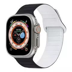 Imagem do Pulseira Magnética de Laço de Silicone para Relógio Apple, Banda, Ultra, 49mm, 45mm, 44mm, 40mm, 41mm, Pulseira para Série iWatch, Ultra 8, 7, 6, SE, 5, 4, 3