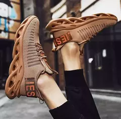 Tênis de malha respirável masculino, Sapatos casuais volumosos, Luxo, Clássicos, Tendências originais, à venda, Primavera, Outono, 2022 - loja online