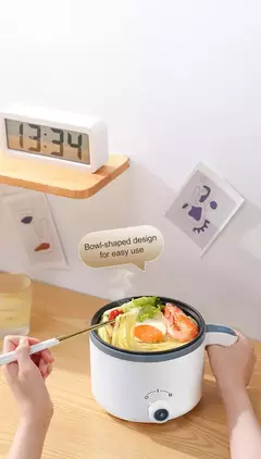 Fogão de arroz elétrico para casa, camada simples e dupla, antiaderente, multicooker mecânico, panela vaporizada inteligente, 1,2 l, 220V - loja online
