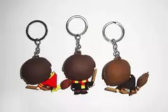 PVC 3D Harri Potter Dobby Hermione Granger Coruja Ron LORD VOLDEMORT Quidditch Chaveiro Figuras de Ação Boneca Brinquedos para Crianças - Wolf Magazine