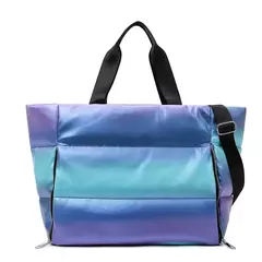Grande Capacidade Bolsa de Ombro para Mulheres, Yoga Mat Bag, Gym Bag, Tote, Fitness, Esportes, Viagem, Zipper, Sacos De Armazenamento, Senhoras, Molhado, Seco, Inverno - comprar online
